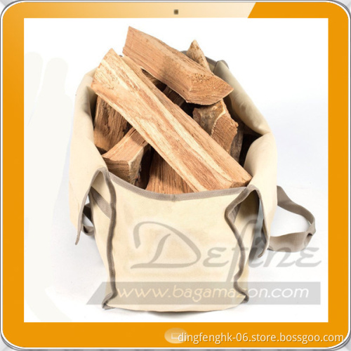 Premium Sturdy Canvas Wood Carrier Log Tote Bag